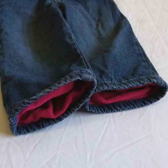 george fleece-lined straight leg denim jeans 6-12 months baby girl - Picture 5 of 7
